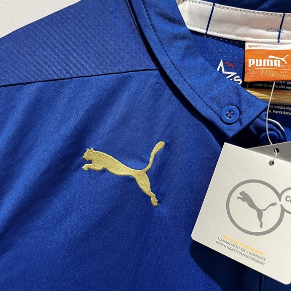PUMA NWT Authentic Pirlo 21 ITALY World Cup 2014 home soccer shirt, Size L - Picture 5 of 11